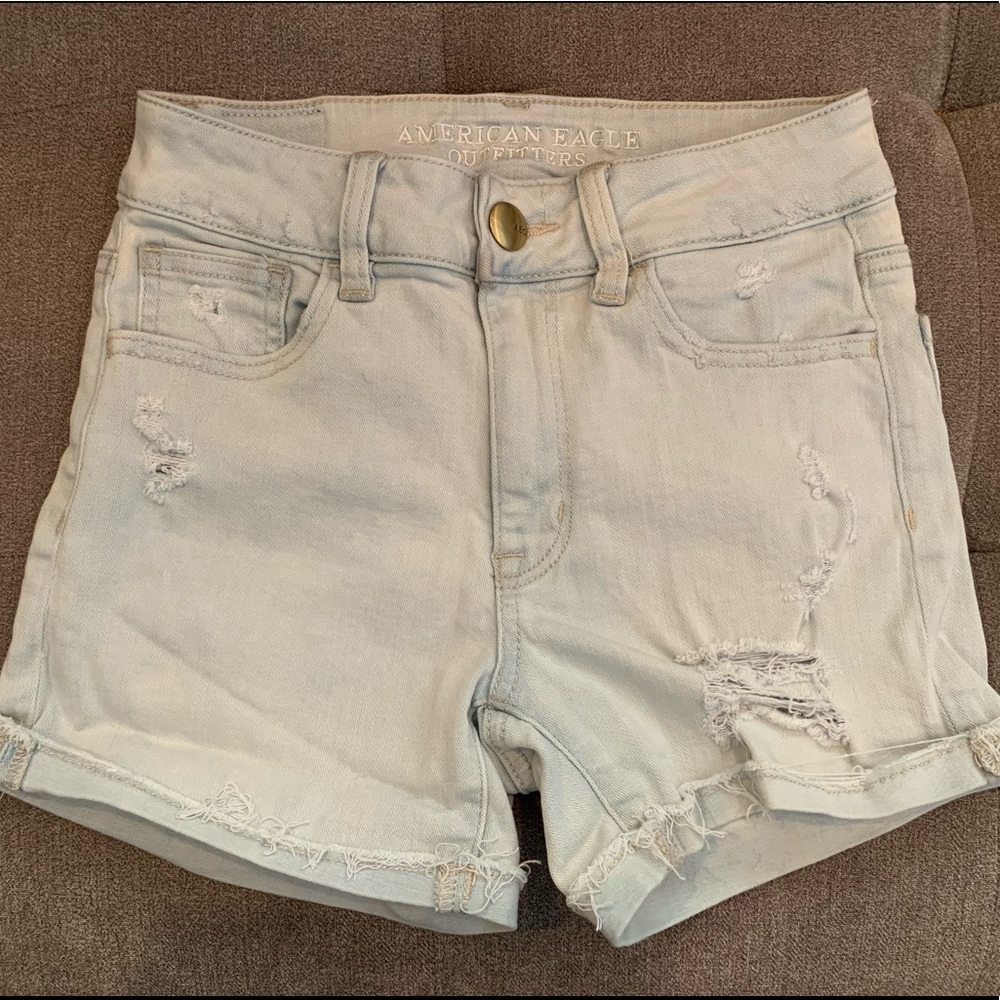 American Eagle Women’s High Waisted Denim Shorts